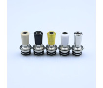 510 Stainless Steel Drip Tip | Universal Vape Mouthpiece Fit for Vape RTA Tank - Siver Base