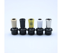 510 Stainless Steel Drip Tip | Universal Vape Mouthpiece Fit for Vape RTA Tank - Black Base