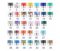 810 528 Turquoise Vape Drip Tip For Vape RTA RDA RDTA Random Color