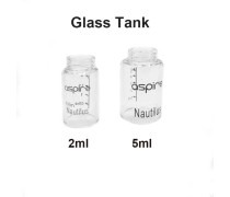 Aspire Nautilus 5ml Nautilus Mini 2ml Glass Tank Cover Tank Atomizer Replacement Clear Straight Vape Glass Tank Tube