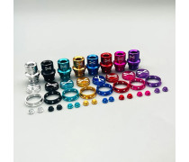 Bone Style AIO Drip Tip with Button set Aluminum Material For Dotaio v1/v2 Boro Mod Vape Accessories