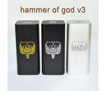 Hammer of God V3 style Mechanical Box Mod Huge Power Electronic Cigarette Vape Mod 4 x 18650 Battery supported RDA RTA RDTA