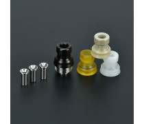 Mission Cosmos V2 Style Booster Integrated Drip Tip 316 Stainless Steel for sxk BB / Billet / Boro AIO Box Mod