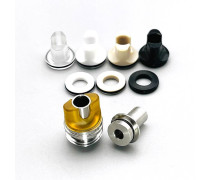 New Monarchy Cyber Style Whiste DL / MTL 510 / BB Drip Tip Set For Billet Box Mod Mouthpiece Narrow Bore Vape Accessory