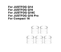 Replacement Pyrex Straight Glass Tube Tank For Justfog Compact 14 / Q14 / Q16 / Q16C / Q16 Pro Glass Tank