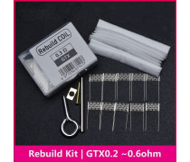 DIY Rebuild Kit V2 for GTX 0.2 0.3 0.4 0.6ohm Coil Head Vaporesso Gen Nano GTX Go Target PM80 Swag PX80 and Xros Vape devices