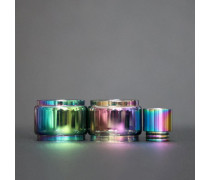 Geekvape Zeus or Z Subohm, Zeus X RTA, ZX RTA & Dual Z Fli RTA Tank RTA Atomizer Rainbow Multicolor With Multicolor Drip tip Replacement Vape Glass Tank Tube