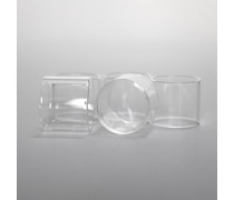 Vapefly Brunhilde 1o3 RTA 7ML Atomizer Replacement Clear Straight Vape Glass Tank Tube