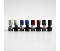 Universal 510 Drip Tip | Stylish Resin & Stainless Steel Design