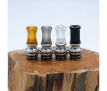 4 Colors Universal 510 MTL Drip Tips Moutpiece Kit – Stainless Steel Fit for OXVa, Smok, Aspire, Voopoo, Vaporesso & Geekvape Vape RTA Tank