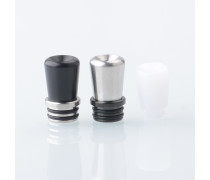 VWM Style 510 Drip Tip Set Stainless Steel & POM (2 PCS)