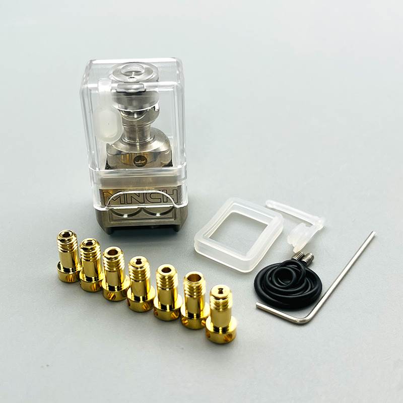 dotmod aio ゴールド美品 ERA RBAセット 値下げ12/31まで 2023 DotMobb UPT Style RBA Tank With 8pcs Air Pin 1.0 1.2