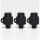 3Pcs Black